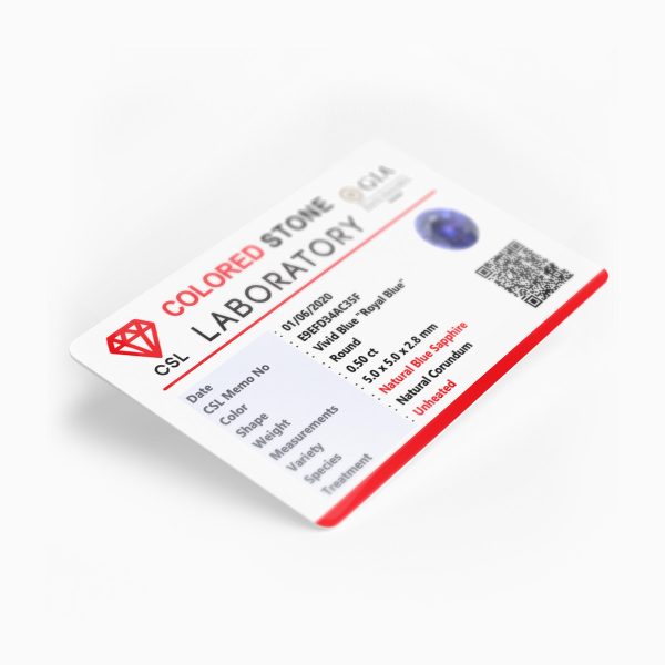 Unheated Royal Blue Sapphire Gemstones global shipping