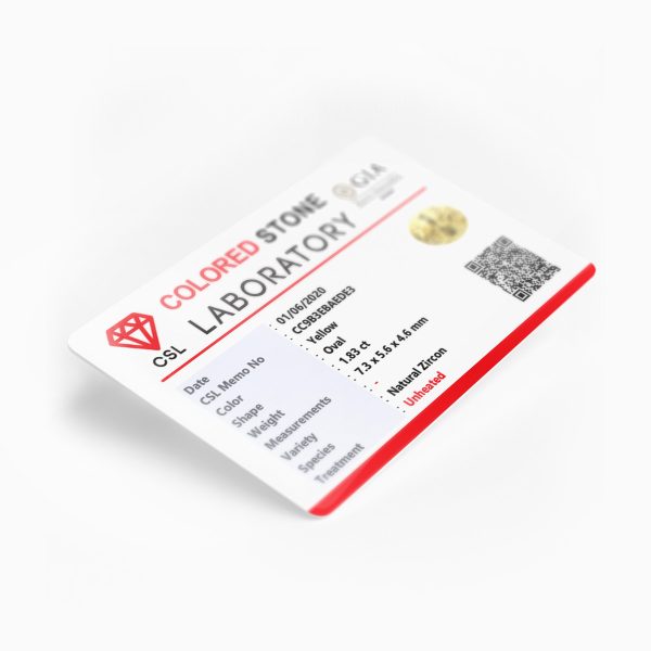 Certified Precious and semi-precious stones