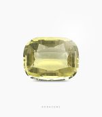 Healing Lemon Quartz Stone - 6.70 ct Natural Cushion Cut Yellow Quartz with Positive Energy