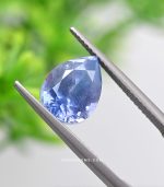 High quality 5 carat natural blue sapphire pear cut for jewellery design astrology and investment