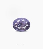 Unheated violet spinel loose stone for fine jewelry settings