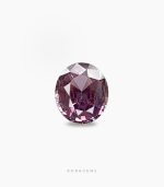 Small oval purple spinel loose gemstone 0.50ct, offered at sale price for decoration, testing, or beginner jewelry makers