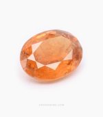 Natural Sri Lankan hessonite garnet गोमेद हेसोनाइट, oval Rahu ratna राहु रत्न, best place to buy astrology jewellery stone